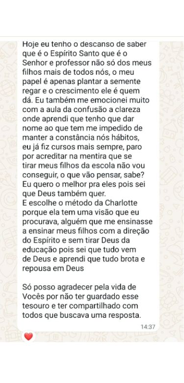 Depoimento de uma família do CMC, número 6