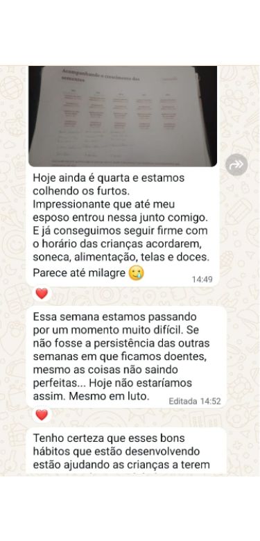 Depoimento de uma família do CMC, número 40